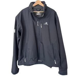 Helly Hansen Navy Blue Viking Soft Shell Fleece Jacket Size XL